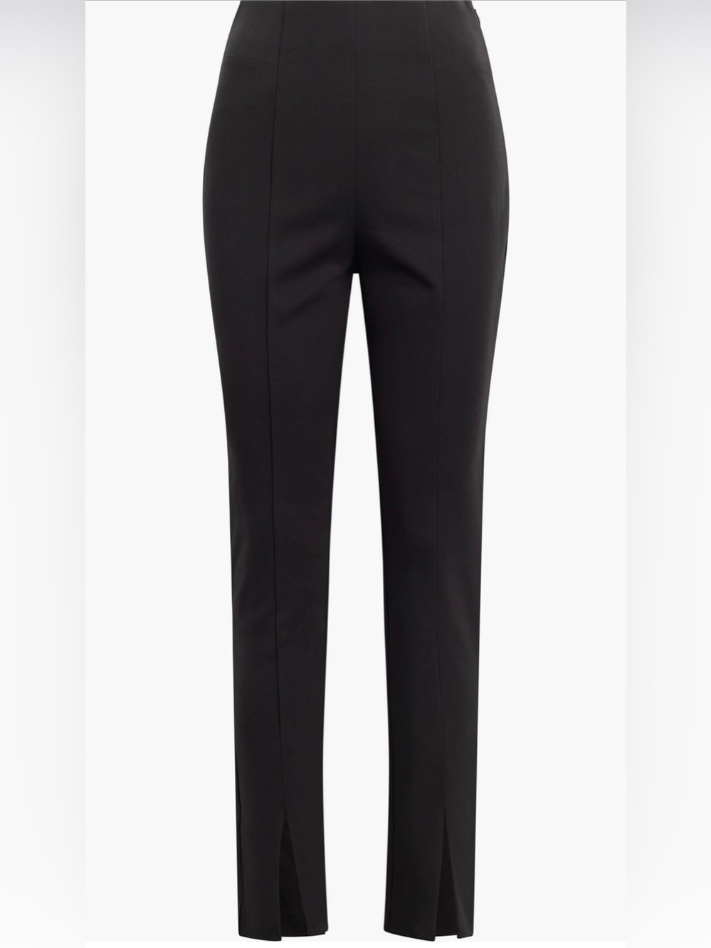Favorite Daughter ‘Suits You Pants’ Black Slim Ankle Pants with Front Slits - Picture 4 of 10